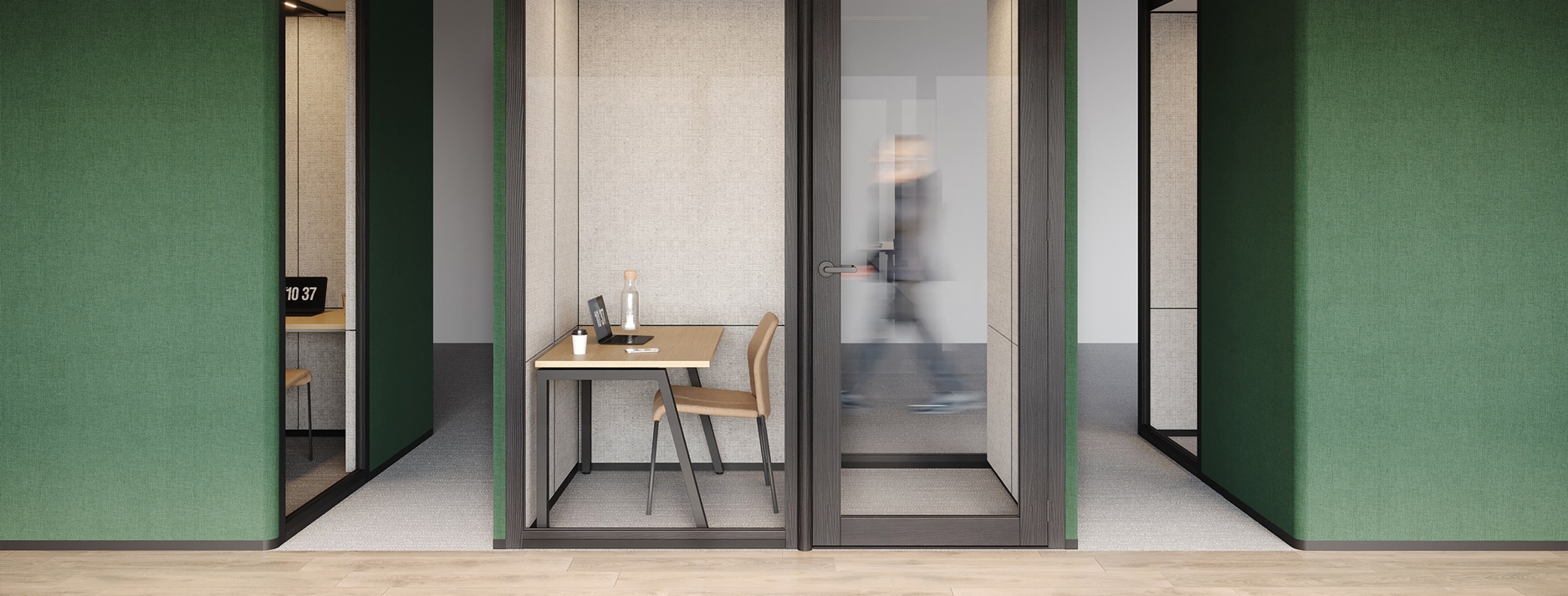 door, interior design, floor, flooring, chair, person, sliding door, shoe, folding door, desk