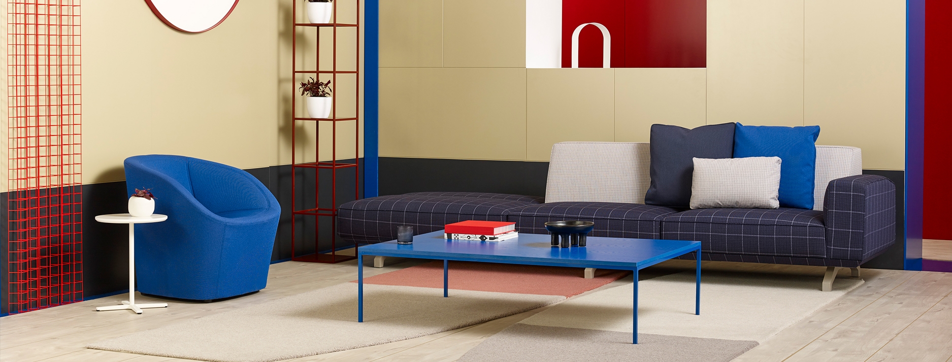couch, furniture, indoors, living room, coffee table, table, home decor, interior design, plant, chair