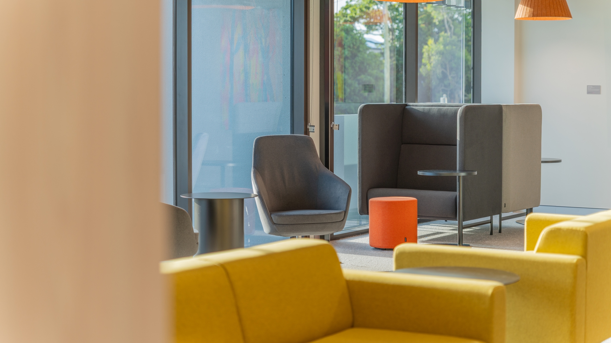 chair, furniture, indoors, architecture, building, living room, room, couch, home decor