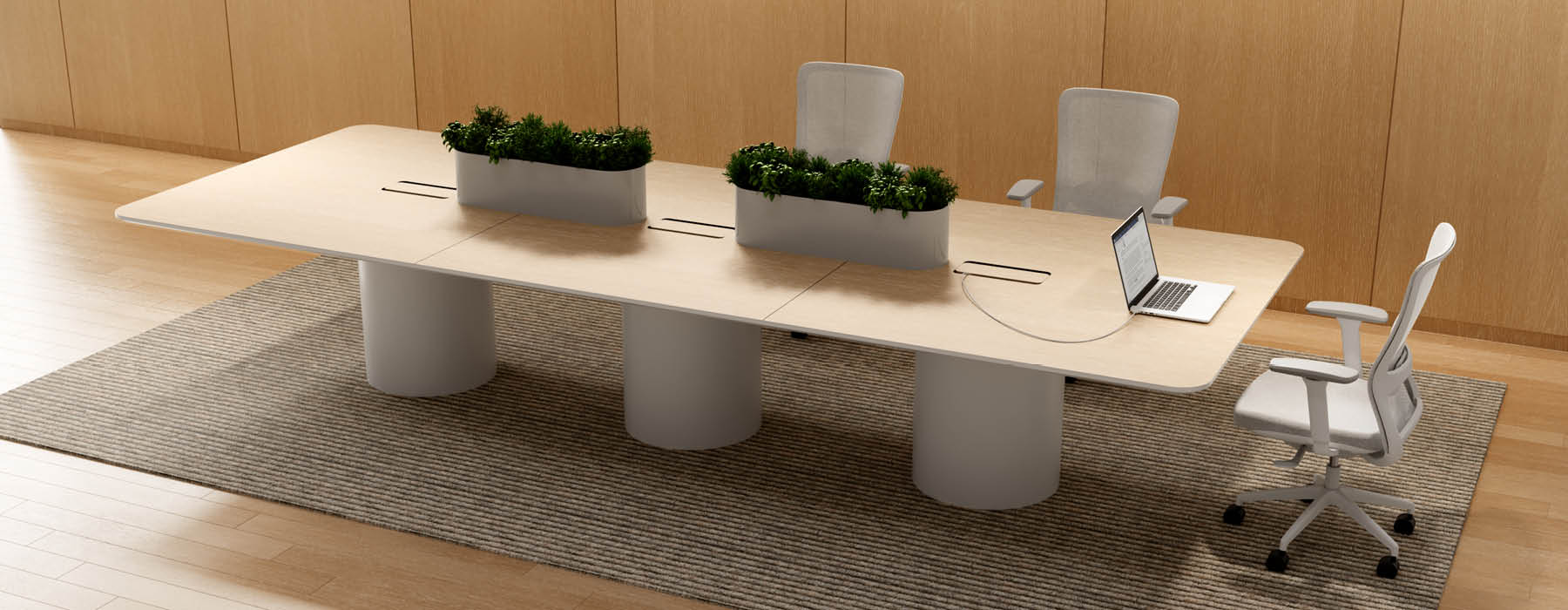 furniture, table, dining table, tabletop, chair, dining room, plant, laptop, coffee table, desk